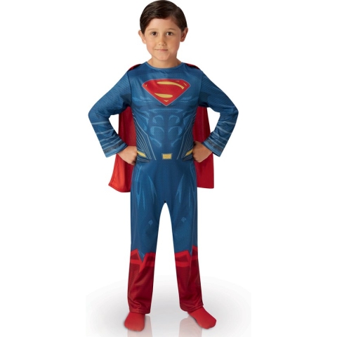 Rubie's Verkleedpak Justice League Superman Junior Blauw Mt 104