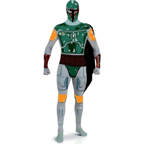 "Boba Fett second skin Star Wars ™ kostuum volwassenen - Verkleedkleding - Large"