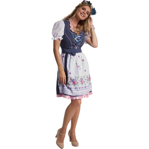 dressforfun - Mini-Dirndl Garching model 2 XL - verkleedkleding kostuum halloween verkleden feestkleding carnavalskleding carnaval feestkledij partykleding - 304668