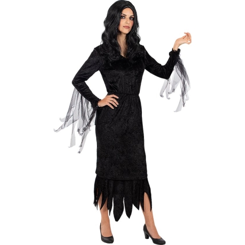 FUNIDELIA Morticia Addams Kostuum Voor - the Addams Family - Maat: XXL