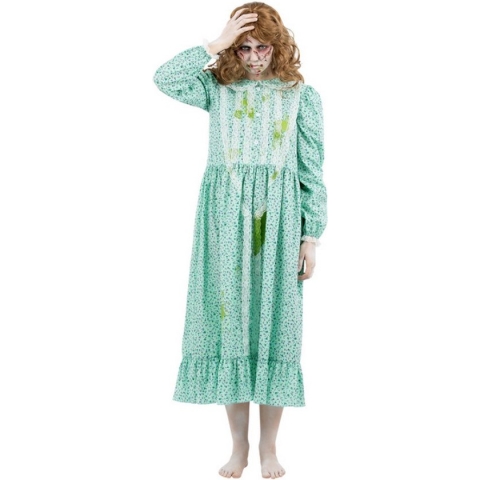 Smiffy's - Horror Films Kostuum - Bezeten Door De Duivel Exorcist - Vrouw - Groen - XL - Halloween - Verkleedkleding