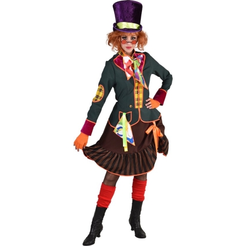 Magic Design Verkleedjurk Mad Hatter Dames Polyester Maat M