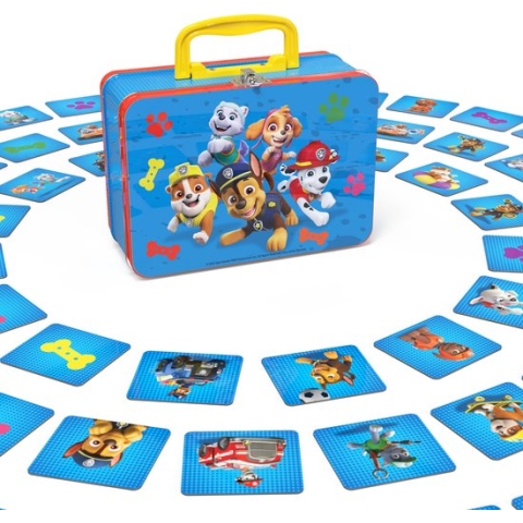 PAW Patrol - Memo-spel met draagbaar mini-opbergblik