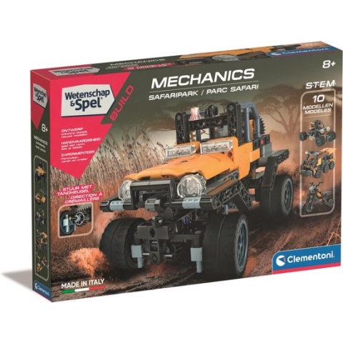 Clementoni Wetenschap & Spel Mechanica - Safaripark - Constructie Speelgoed - STEM-speelgoed - Vanaf 8 jaar
