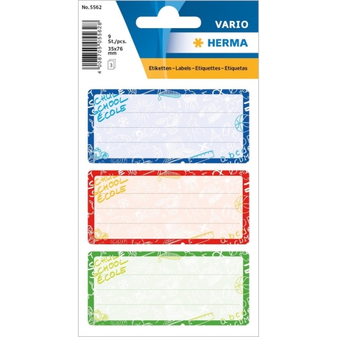 HERMA 5562 Stickers VARIO Schooletiketten Schoolydoo
