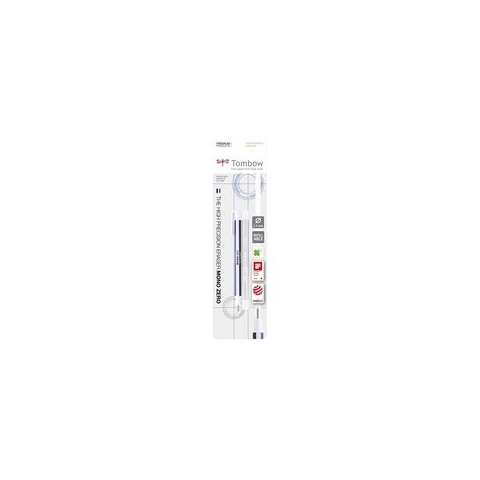 Tombow Mono - gumvulpotlood met extra vullingen - Rond - 2,3 mm - Blauw/Wit/Zwart