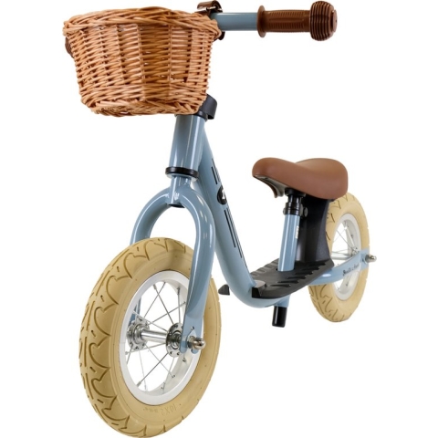 Bandits & Angels loopfiets Starter petrol blauw met mandje - 2 jaar - jongens en meisjes - metaal - petrol blue