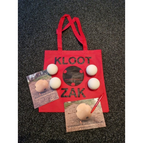 Klootschiet Voordeel pakket “Populair”  - Ballen voor klootschieten - Klootschietmateriaal en benodigdheden - klootschietbal pakket - kerstpakket