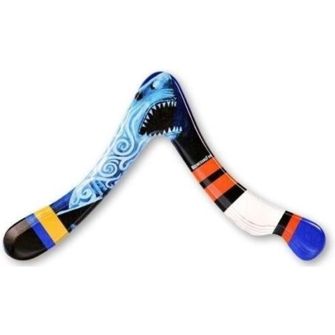Boemerang SHARK Rechts 32cm.40gr.cirk.25m.  Boomerang Fan