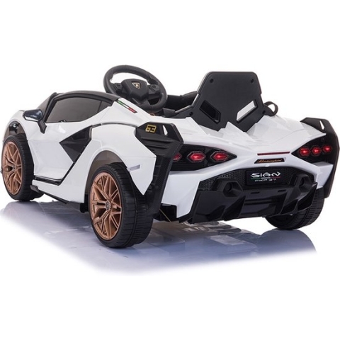 Lamborghini Sian elektrische kinderauto met vleugeldeuren - 12V - Elektrische kinderauto met afstandsbediening