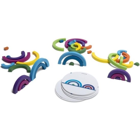 BS Toys Spel Snelle Bogen 26 X 26 Cm Hout/karton 104-delig
