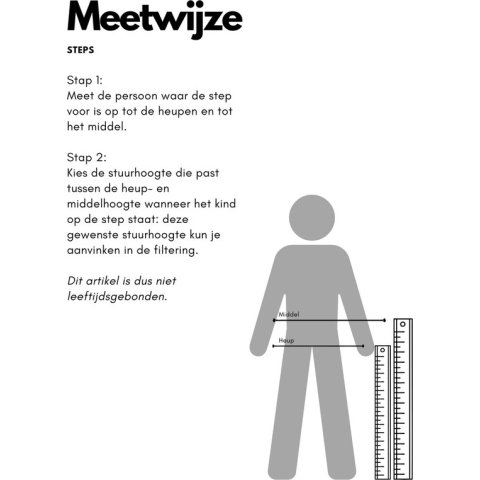 Yedoo Step Wzoom - Zwart - nieuw model