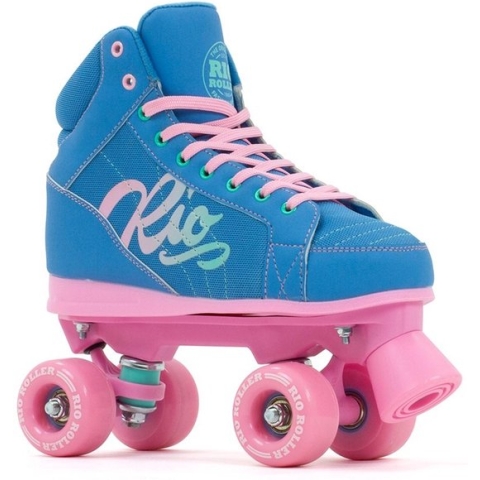 Rio Roller Lumina rolschaatsen - blauw / roze - maat 39.5