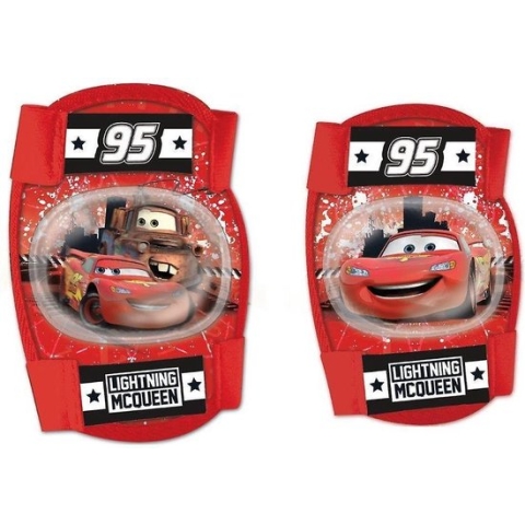 Disney Knie- En Elleboogbeschermers Cars Rood 4-delig Maat S