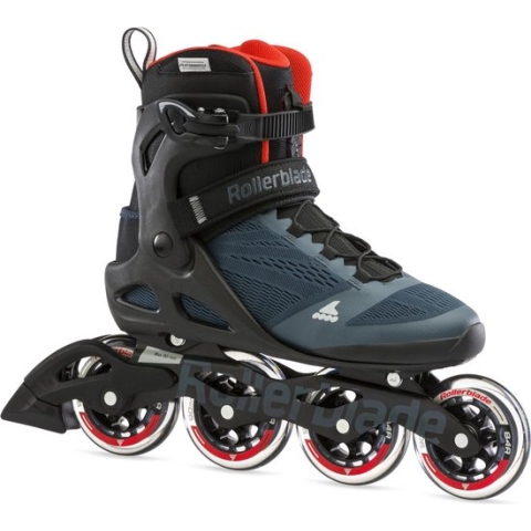 Rollerblade Macroblade inline skates 90 mm orion blue / spicy orange