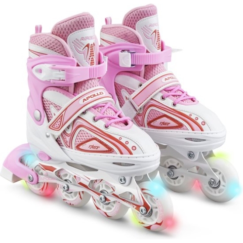 Apollo Verstelbare inline skates Super Blades LED