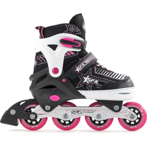 SFR Pulsar verstelbare inline skates - Maat 35.5-39.5 - roze
