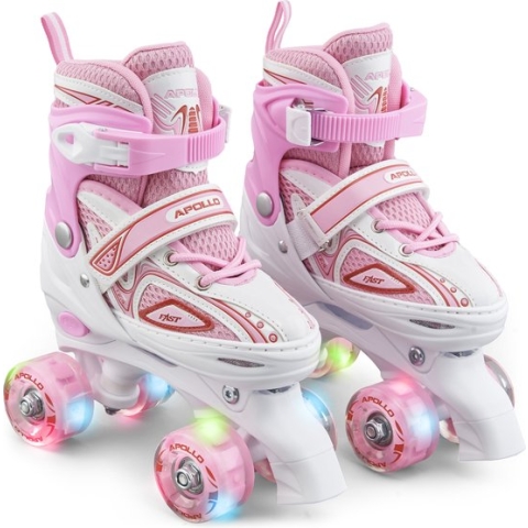 Apollo LED-Rollschuhe Super Quads X-Pro