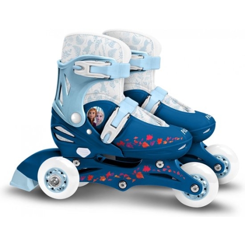 Disney Frozen 2 Inline Skates Hardboot Wit/blauw Maat 27-30