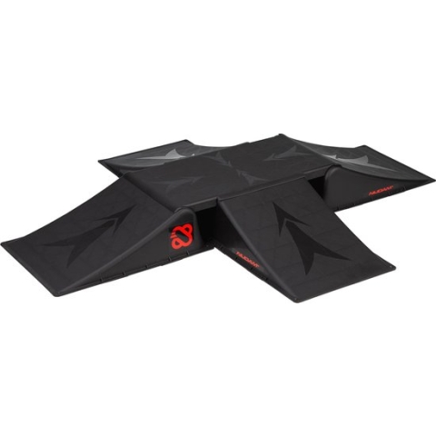 Nijdam Ramp set 4+1 - 2-Way Crossing - Zwart