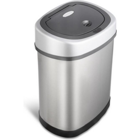 Rijoka Prullenbak Met Sensor Modern Design - 12L - RVS