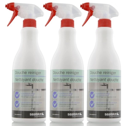 Sealskin - Badkamerreiniger - 3 stuks - Voordeelverpakking - Douche