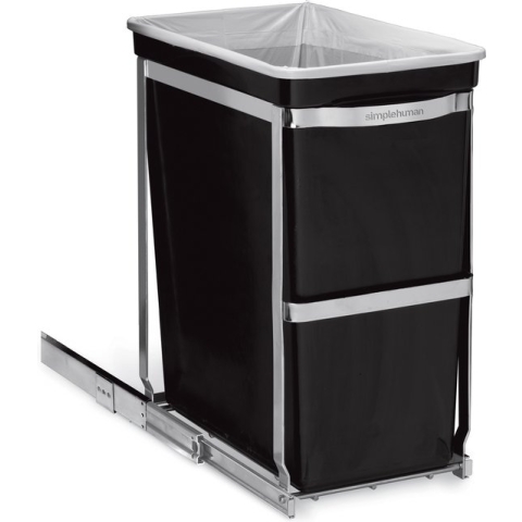 Afvalemmer Inbouw Pull Out, 30 liter - Simplehuman