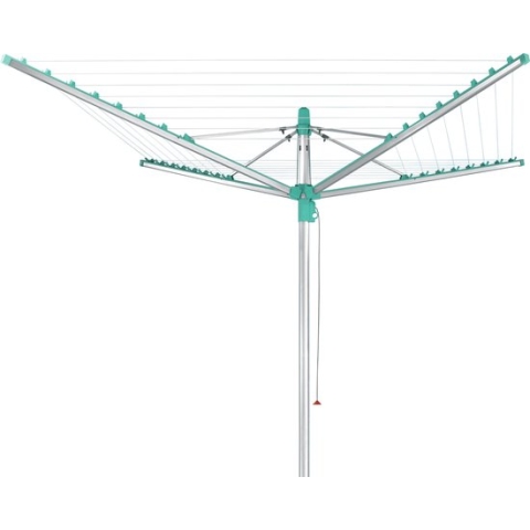 Leifheit droogmolen Linomatic 400 easy incl. bodemhuls - 40 m drooglengte - 4 wasmachineladingen