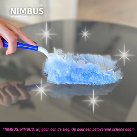 NIMBUS Magic Duster Starterkit - Handvat + 4 Navullingen - Geschikt voor Swiffer