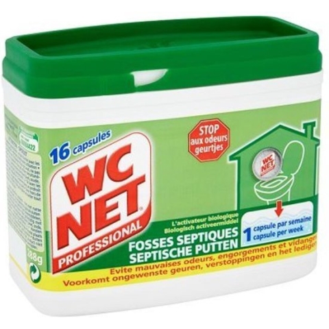WC NET Professional Activator septische putten - 16 capsules