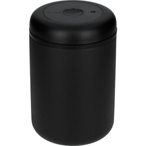 Fellow Atmos Vacuum Canister - 1.2l Matte Black Steel