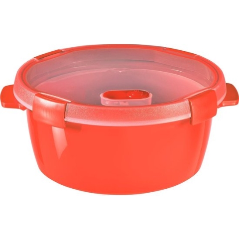 Curver Smart Eco Steamer Magnetronbak Rond - 1.6L - Rood