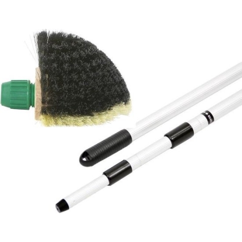 Ragebol met telescoopsteel uitschuifbaar tot 6 meter Rond