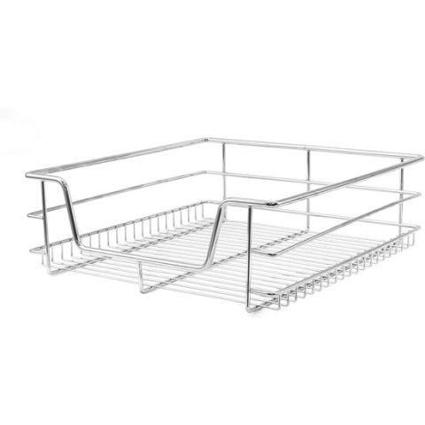 6 x Telescopische Schuiflade Keuken 60 mm - Zachte Sluiting - 15-20kg per mand - Uitschuifbaar Keukenrek 600 mm
