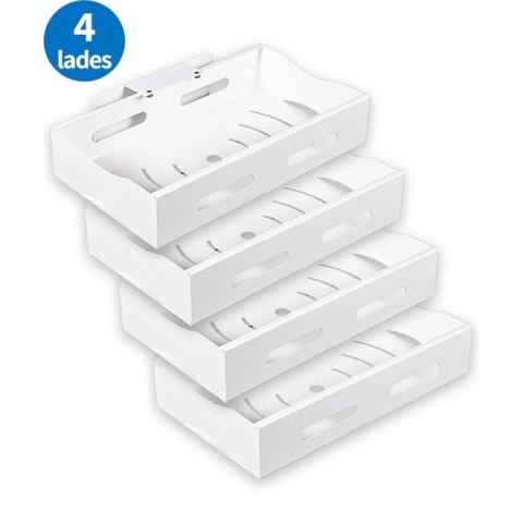 TomorrowNow® 4-Delige Set Dexter 215 Wit - Inbouw Schuiflade Voor Keukenkast/Gootsteenkast