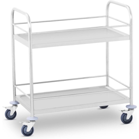 Royal Catering Serveerwagen - 2 bladen - voor dranken - 100 kg