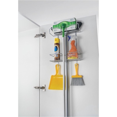Tomado Metaltex - Broomy Etagere Deur - rek voor schoonmaakspullen
