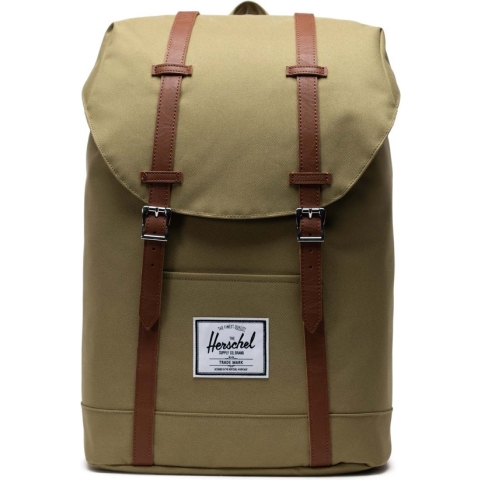 Retreat - Dried Herb / Rugzak met 15" fleece gevoerd laptopvak - 19.5L opbergruimte - magnetische sluiting / Beperkte Levenslange Garantie / Beige