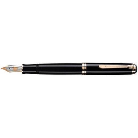 Pelikan Souverän M1000 - Vulpen - Brede penpunt - Zwart
