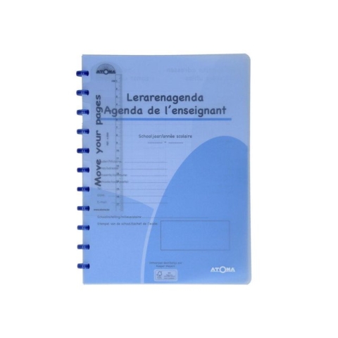 Lerarenagenda Atoma A4  kleur kleur blauw