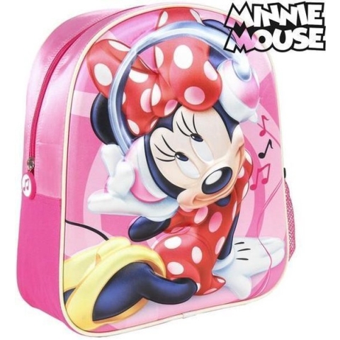 3D-Kinderrugzak Minnie Mouse Roze