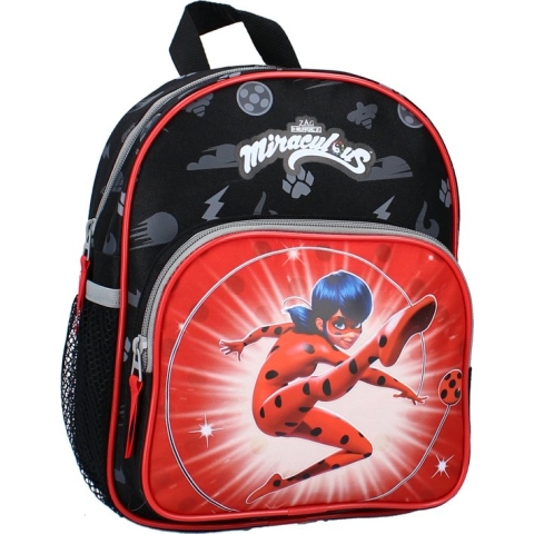 Miraculous Ladybug Love and Courage Rugzak - Zwart