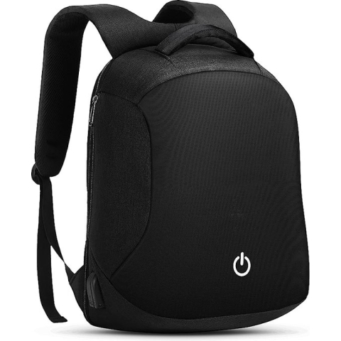 Zakelijke Laptoprugzak, 15,6 inch Anti-diefstal Laptoptas Rugzak met USB-oplaadpoort, Waterbestendige Schooltas Dagrugzak voor Schoolwerk College Computer Heren Dames