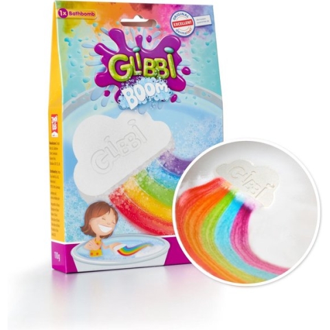 Glibbi Boom Regenboog  - Badbom - vanaf 3 jaar - dermatologisch getest