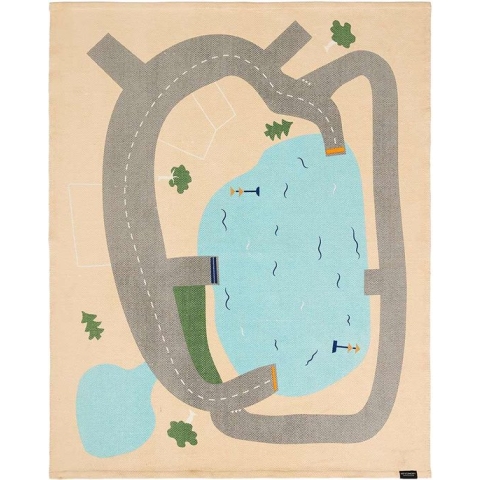 Speeltapijt aiden landschap aiden city - 130x170