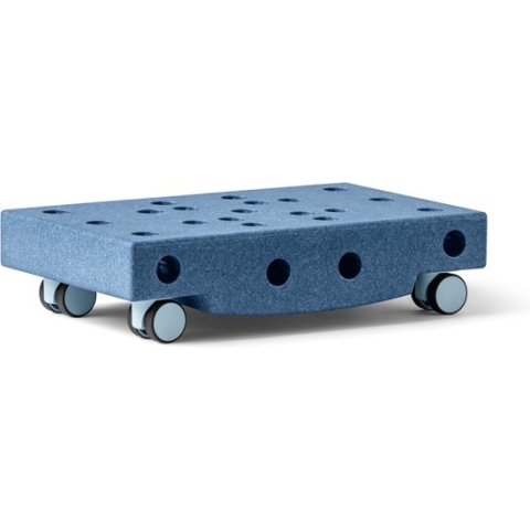 Modu Activity toy - Scooter Board - zachte blokken - speelgoed 1 jaar - balansbord- Deep Blue / Sky Blue
