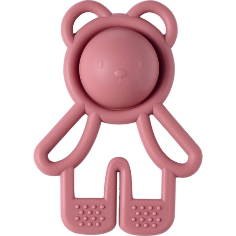Nattou Bijtring Pop-it Silicone - Roze - 10 cm
