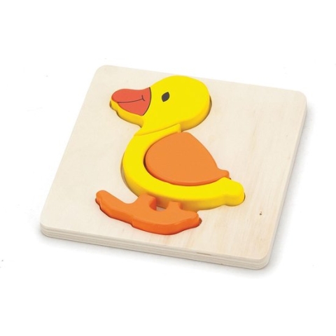 Puzzel mini New Classic Toys: eend 15x15x2 cm
