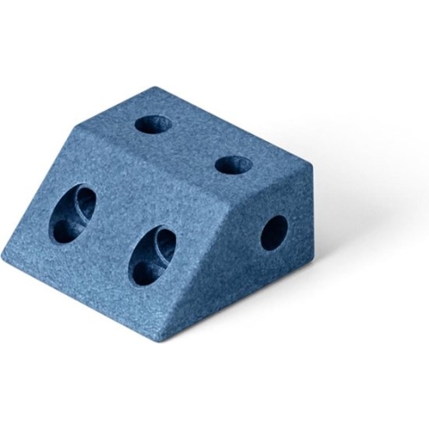 Modu Blok Hoekig - Zachte blokken- Open Ended speelgoed - Speelgoed 1 -2 -3 jaar - Deep Blue