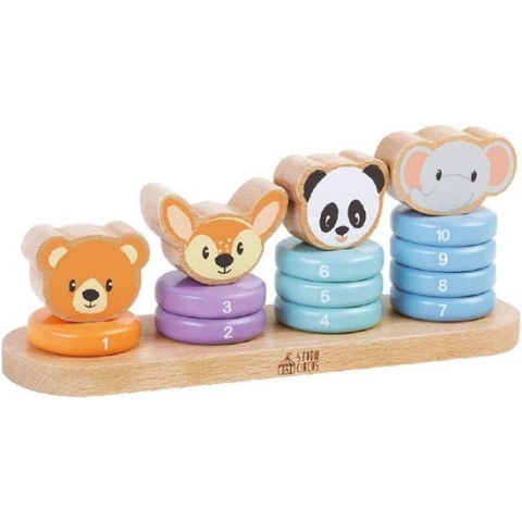Studio Circus Houten Stapelspel Met Cijfers